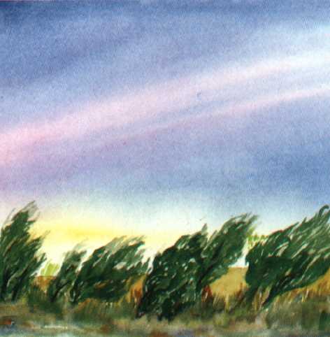Farbspiel am Himmel